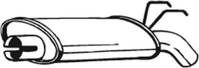 Rear Muffler BOSAL 200-499