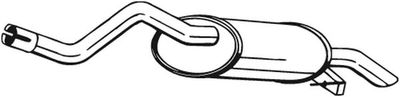 Rear Muffler BOSAL 200-033