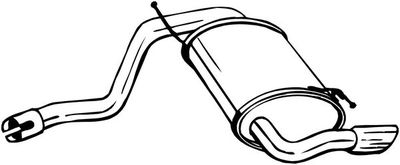 Rear Muffler BOSAL 200-181