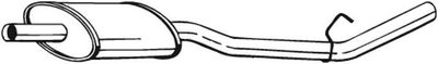 Centre Muffler BOSAL 200-267