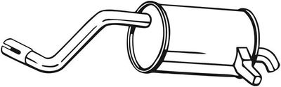 Rear Muffler BOSAL 200-515