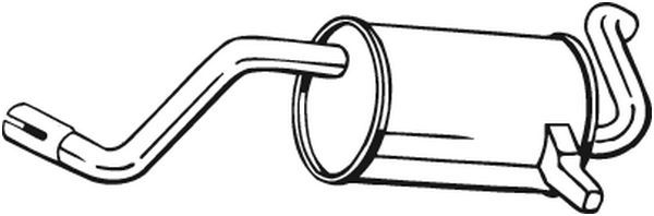 BOSAL 200-523 Rear Muffler