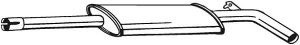 BOSAL 200-535 Centre Muffler