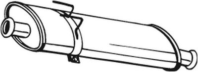 Centre Muffler BOSAL 200-825