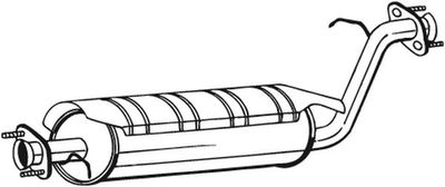 Centre Muffler BOSAL 211-381