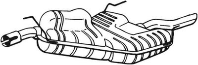 Rear Muffler BOSAL 215-219