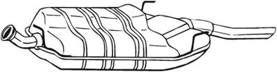 Rear Muffler BOSAL 215-831