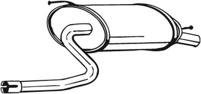 Rear Muffler BOSAL 219-135