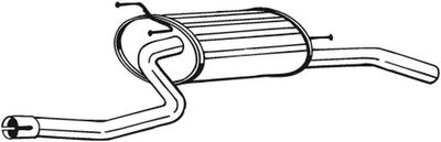 Rear Muffler BOSAL 219-137