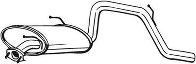 Rear Muffler BOSAL 219-381