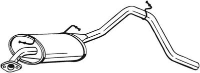 Rear Muffler BOSAL 219-553