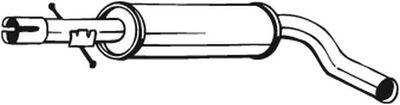 Centre Muffler BOSAL 220-663