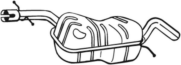 BOSAL 220-013 Centre Muffler