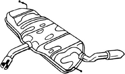Rear Muffler BOSAL 220-023