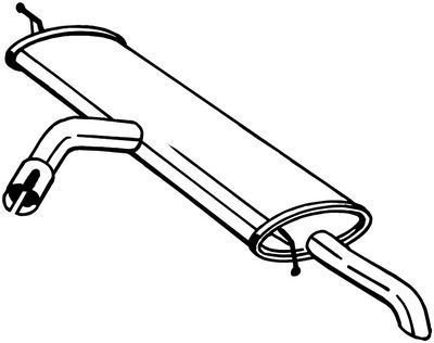 Rear Muffler BOSAL 220-045