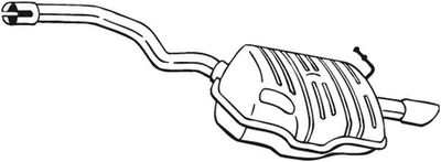 Rear Muffler BOSAL 220-453