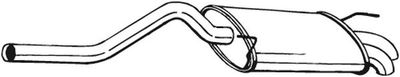 Rear Muffler BOSAL 227-105