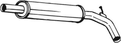 Centre Muffler BOSAL 227-463