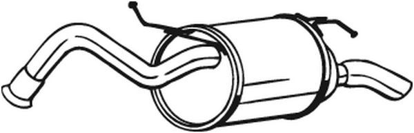 BOSAL 228-053 Rear Muffler