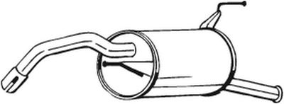 Rear Muffler BOSAL 228-145