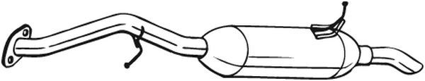 BOSAL 228-201 Rear Muffler