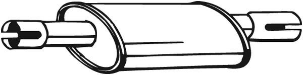 BOSAL 228-251 Centre Muffler