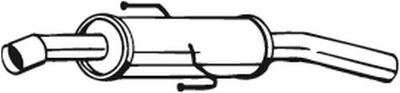 Centre Muffler BOSAL 228-465