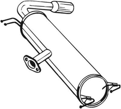 Rear Muffler BOSAL 228-467