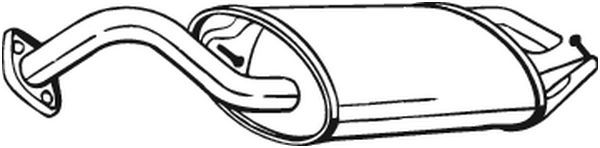 BOSAL 228-481 Rear Muffler