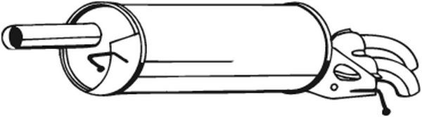 BOSAL 233-071 Rear Muffler