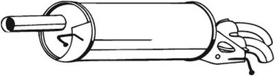 Rear Muffler BOSAL 233-071