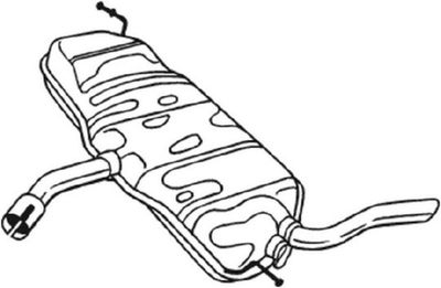 Rear Muffler BOSAL 233-077