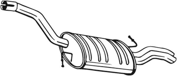 BOSAL 233-145 Rear Muffler
