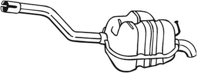 Rear Muffler BOSAL 233-161