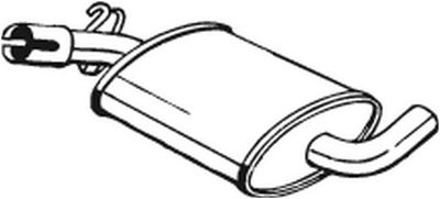 Centre Muffler BOSAL 233-407