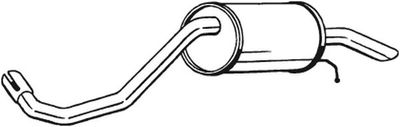 Rear Muffler BOSAL 233-419