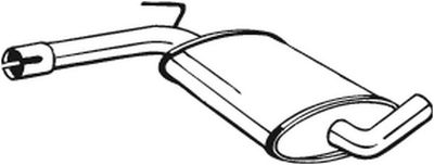 Centre Muffler BOSAL 233-481