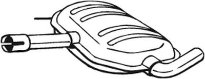 Centre Muffler BOSAL 233-487