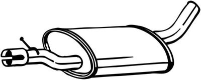 Centre Muffler BOSAL 233-567
