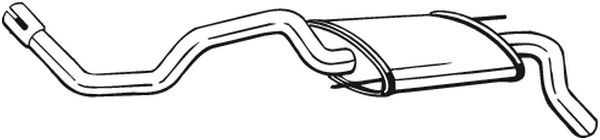 BOSAL 233-605 Rear Muffler
