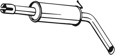 Centre Muffler BOSAL 233-615