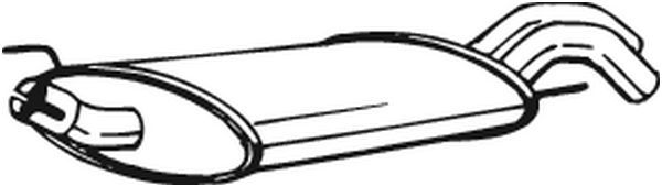 BOSAL 233-715 Rear Muffler