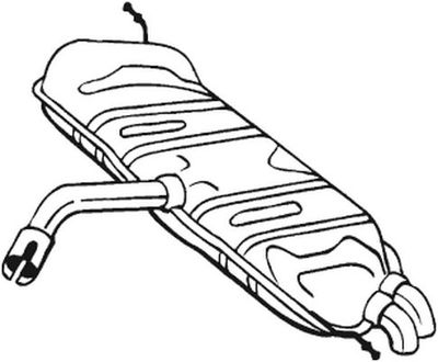 Rear Muffler BOSAL 233-723