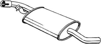 Centre Muffler BOSAL 233-743