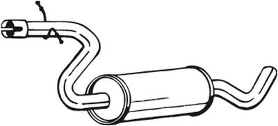 Centre Muffler BOSAL 233-805