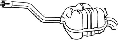 Rear Muffler BOSAL 233-825