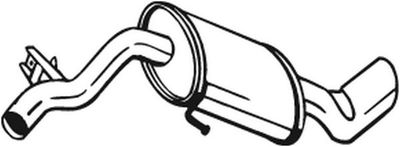 Rear Muffler BOSAL 247-037