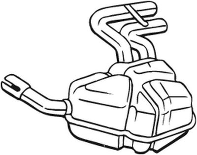 Rear Muffler BOSAL 247-041