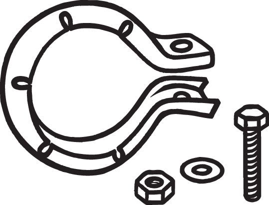 BOSAL 250-003 Mount, exhaust system