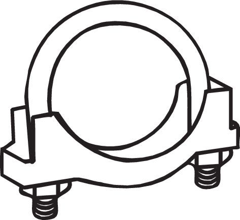 BOSAL 250-164 Clamping Piece, exhaust system